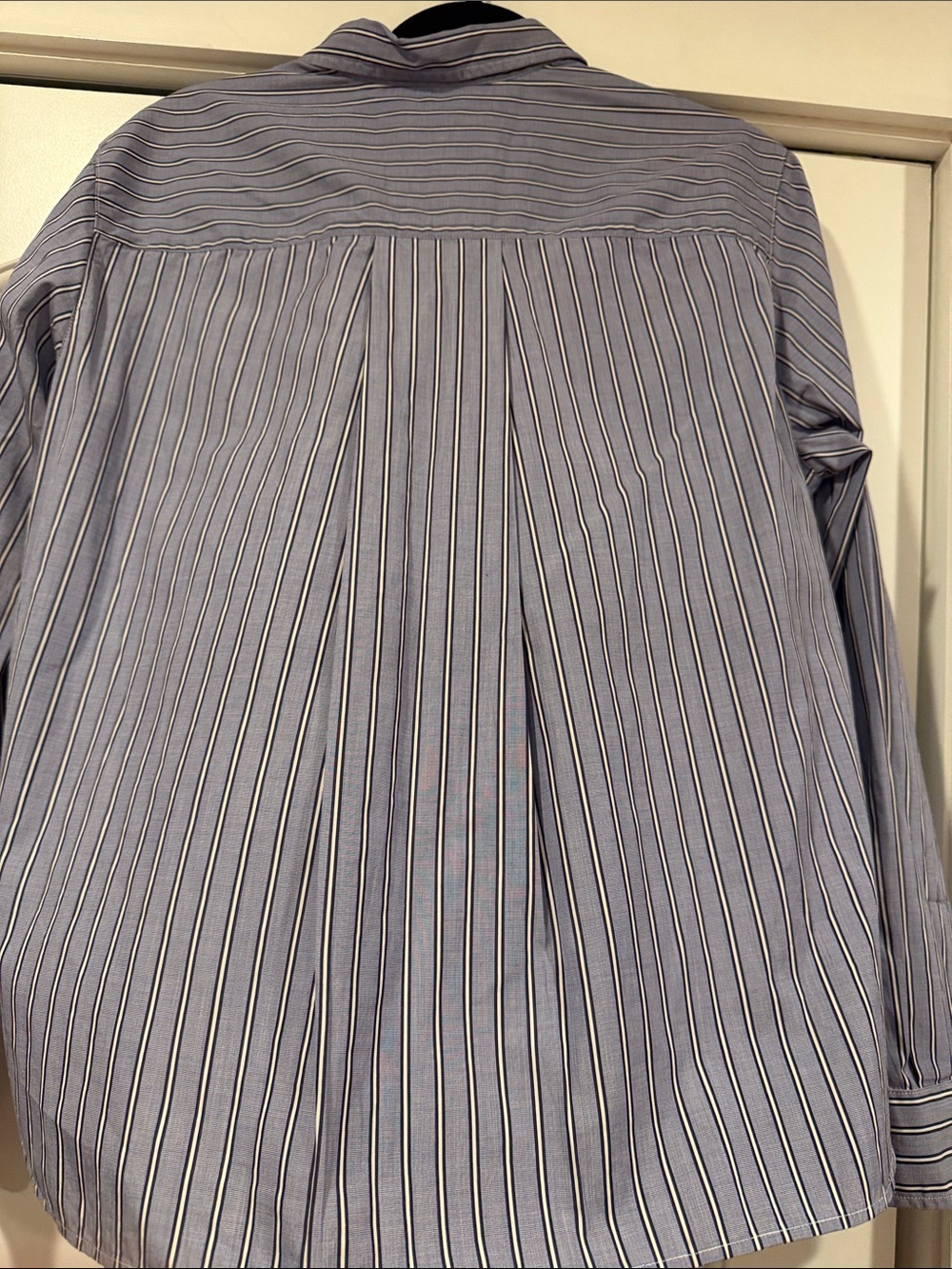 Frank & Eileen sylvio Light Blue and White Striped Button-Down Shirt medium - Picture 5 of 7